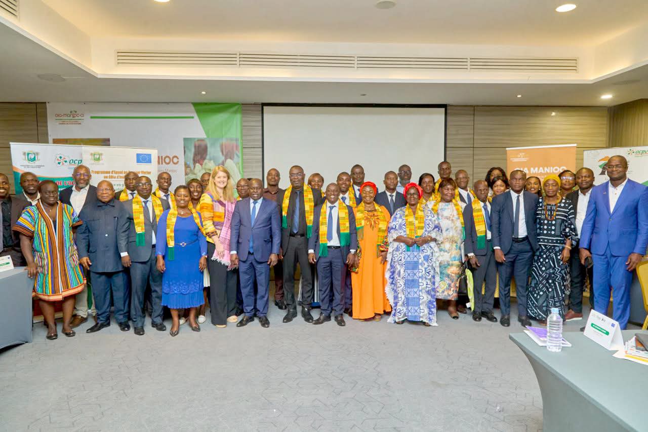 CÔTE D’IVOIRE/SÉCURITÉ ET SOUVERAINETÉ ALIMENTAIRES : L’INTERPROFESSION DE LA FILIÈRE MANIOC OFFICIELLEMENT LANCÉE
